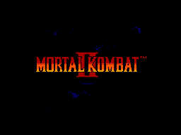Mortal Kombat II (Europe) Title Screen